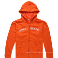 Fitted Zip up Fleece Hoodie, Homens Sportwear (SW - 466)